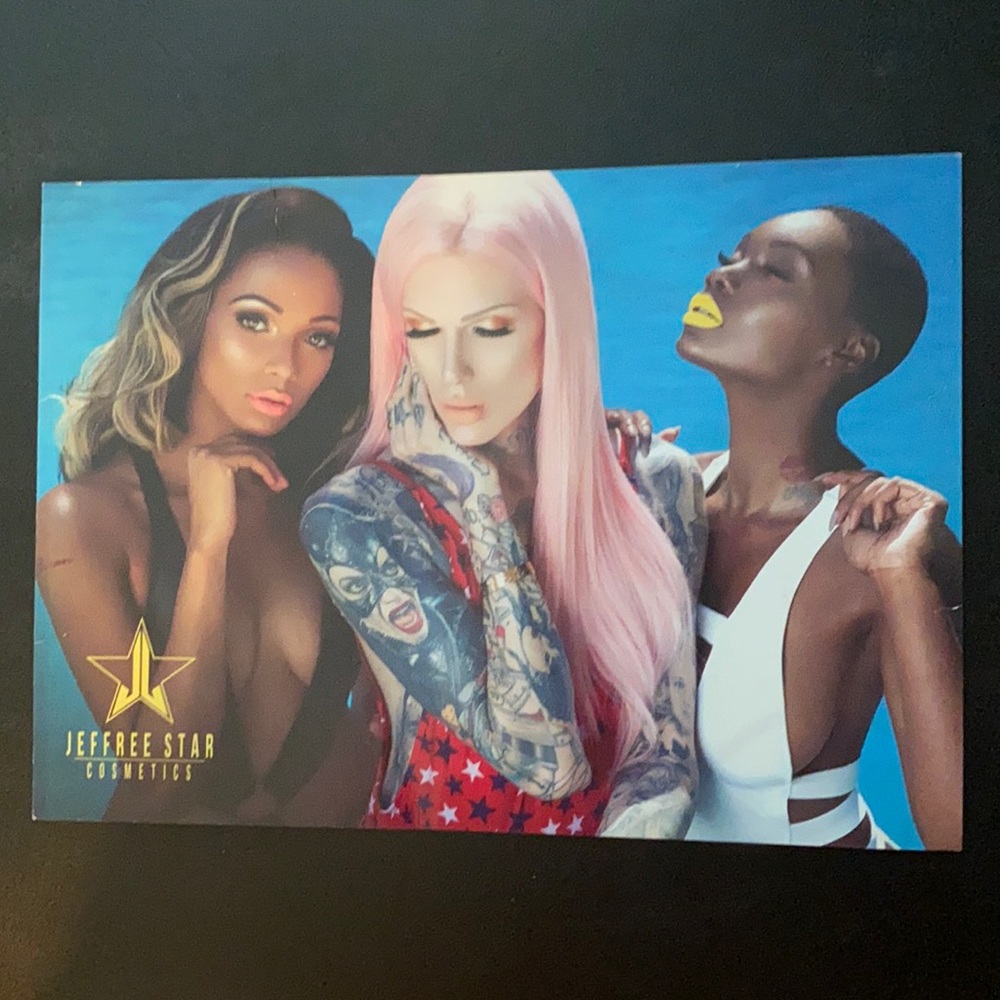 Jeffree Star Cosmetics “Summer 2016” Card.